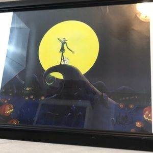 Framed Nightmare Before Christmas Art